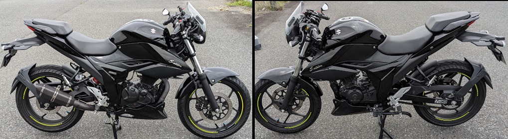 ジクサー150 カスタム